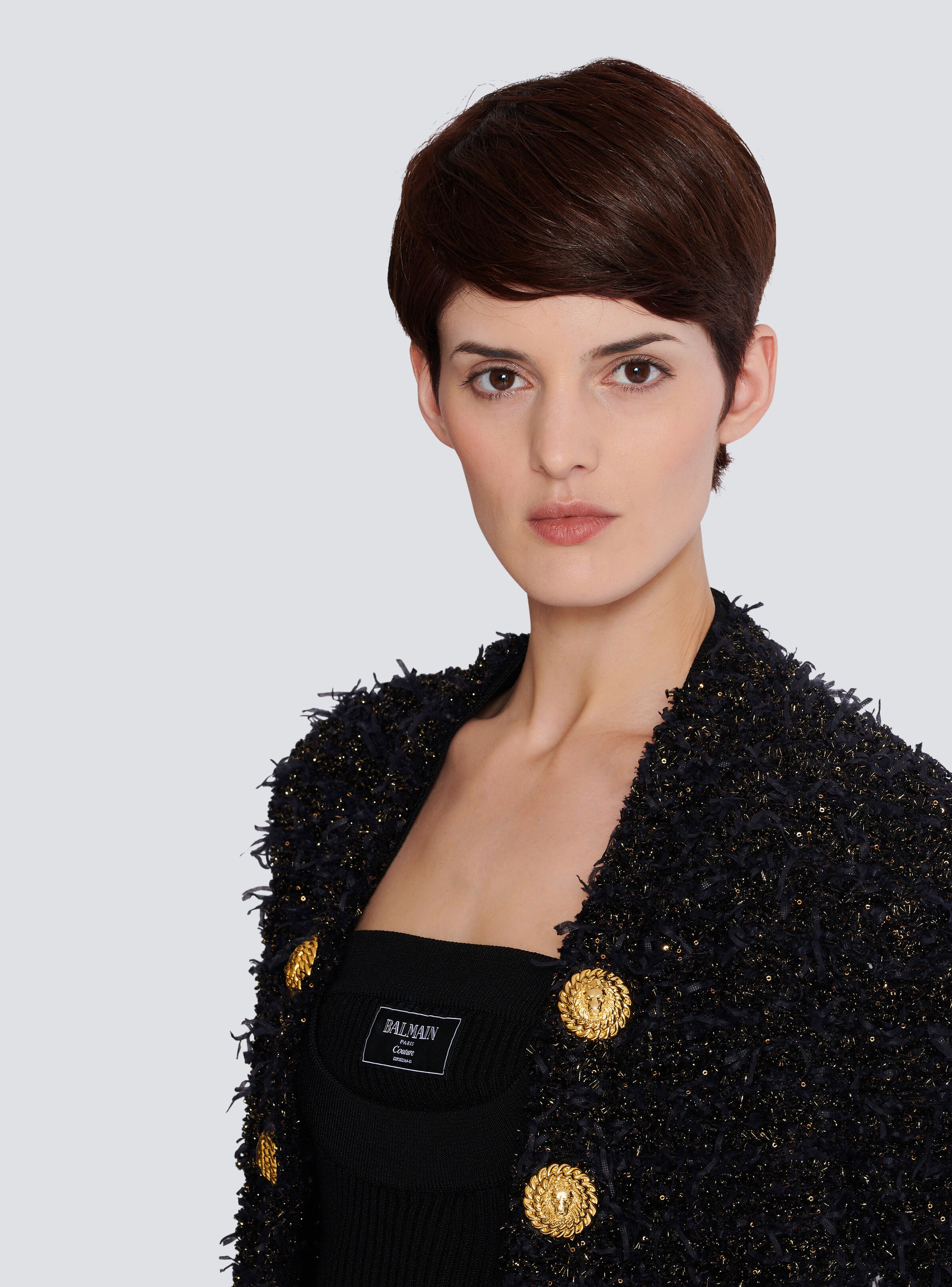 Edge-to-edge tweed jacket - 7