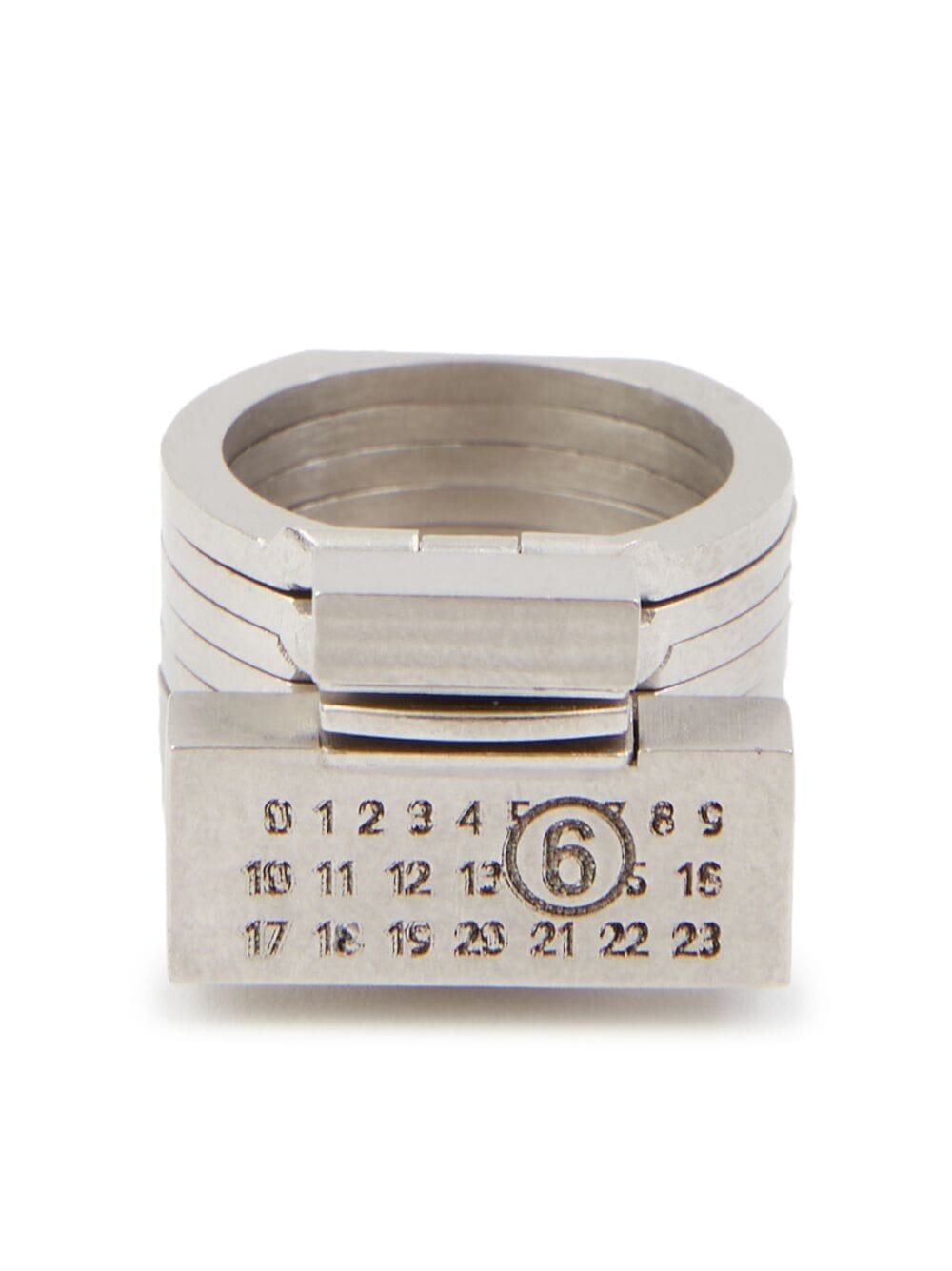 Tubing logo-engraved ring - 1