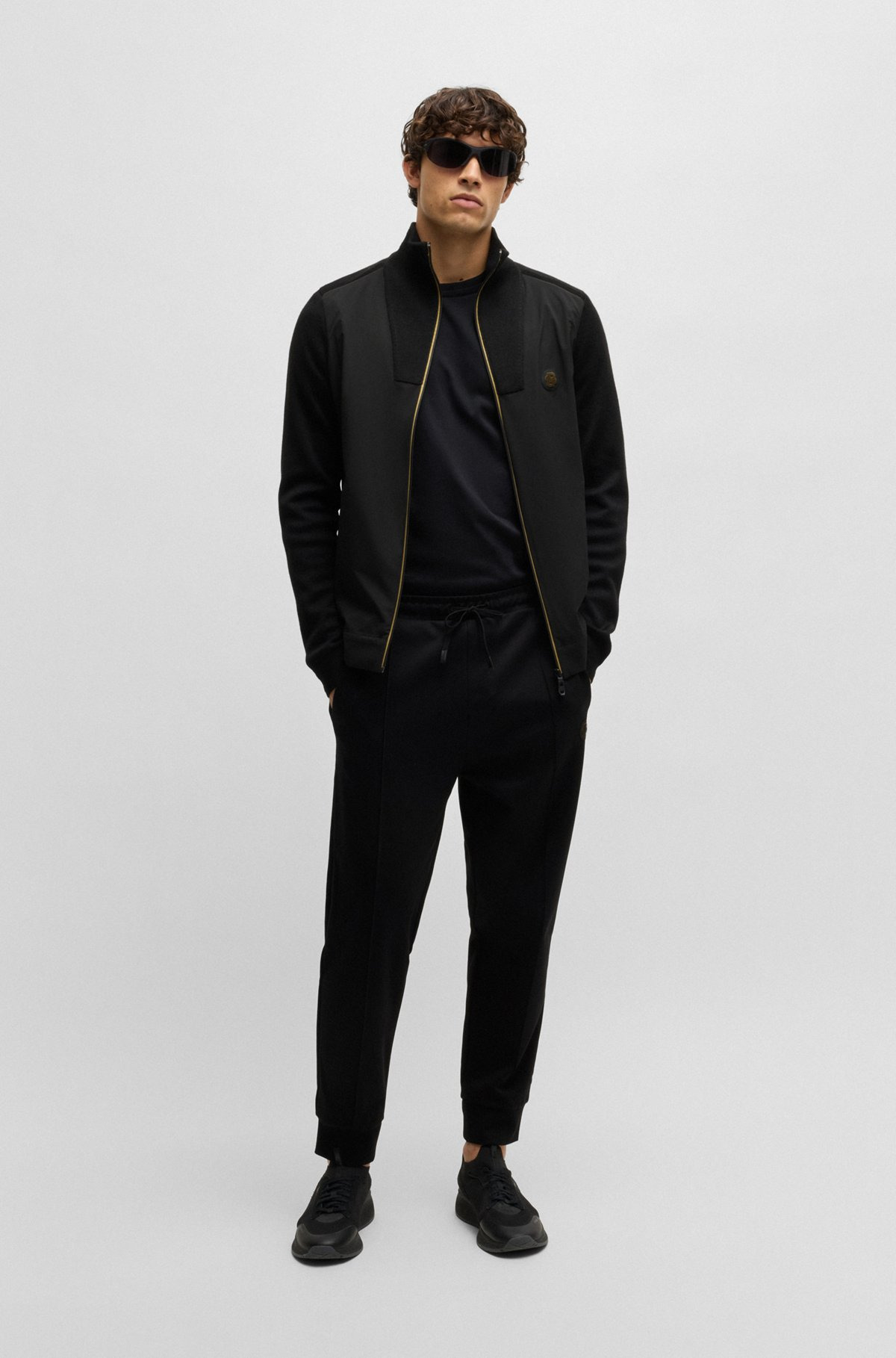 TRACKSUIT BOTTOMS WITH DOUBLE B MONOGRAM - 4