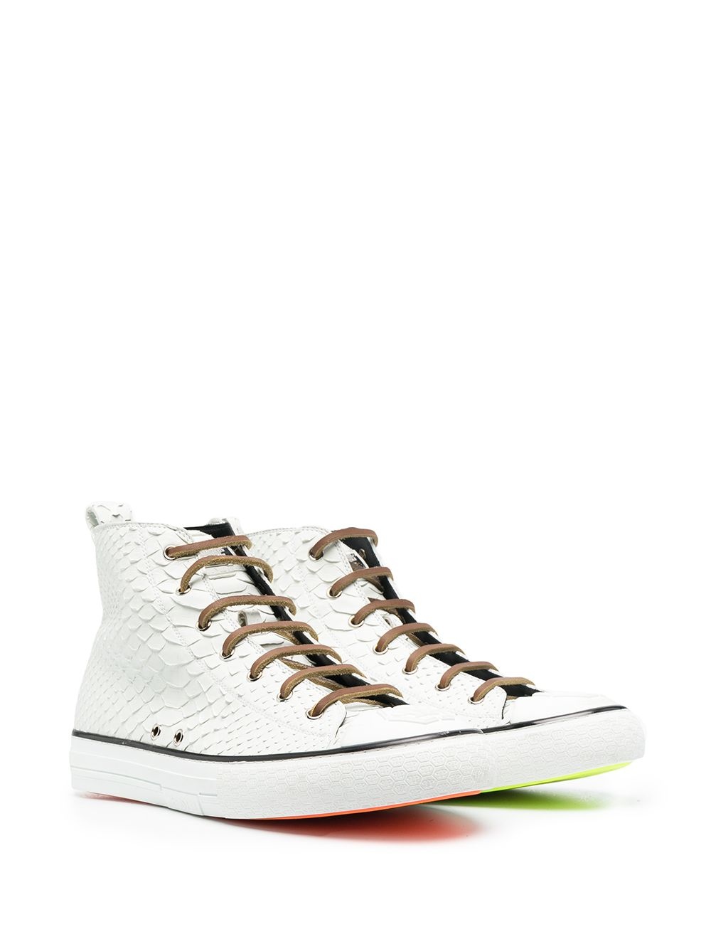 python-effect high-top trainers - 2