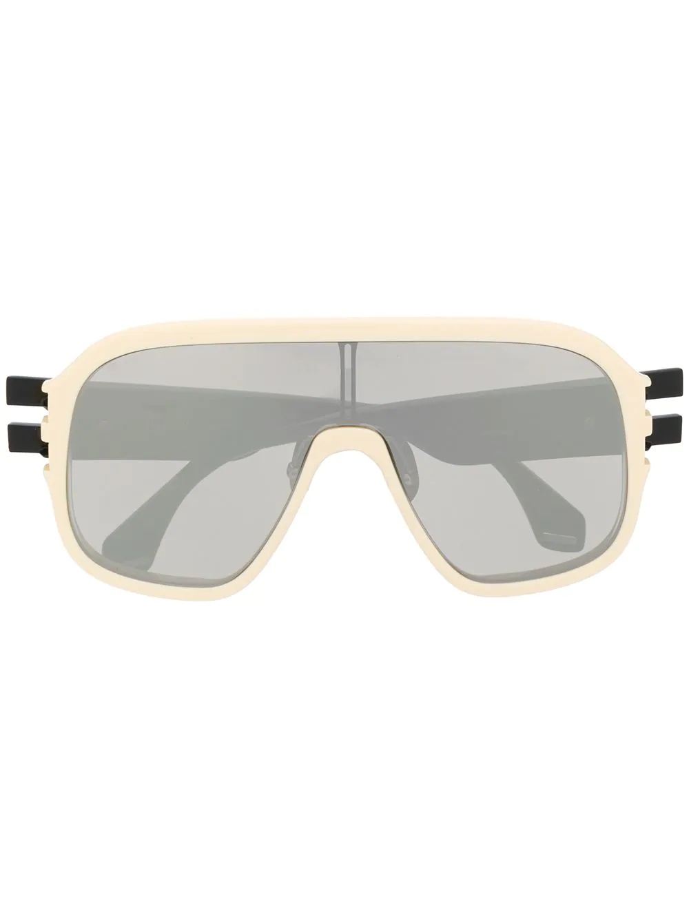 oversized mask-frame sunglasses - 1