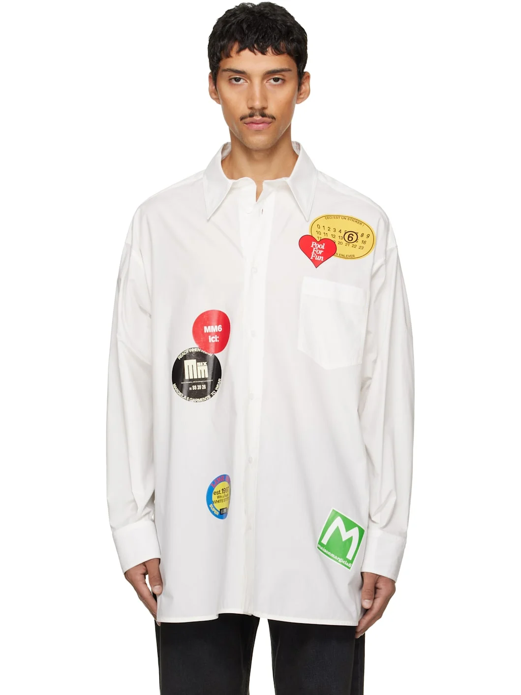 Off-White Long-Sleeved Shirt - 1