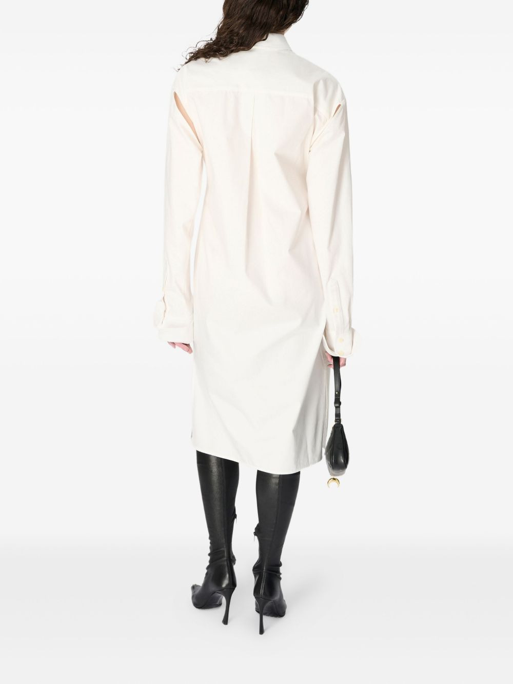belted shirt dress - 3