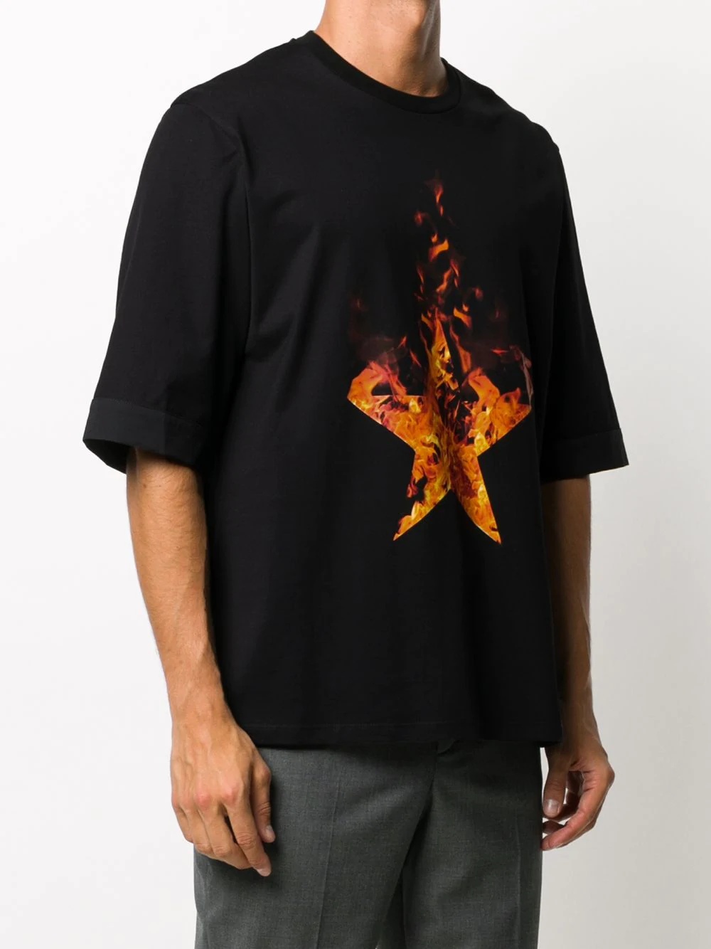 Firestars-print T-shirt - 3