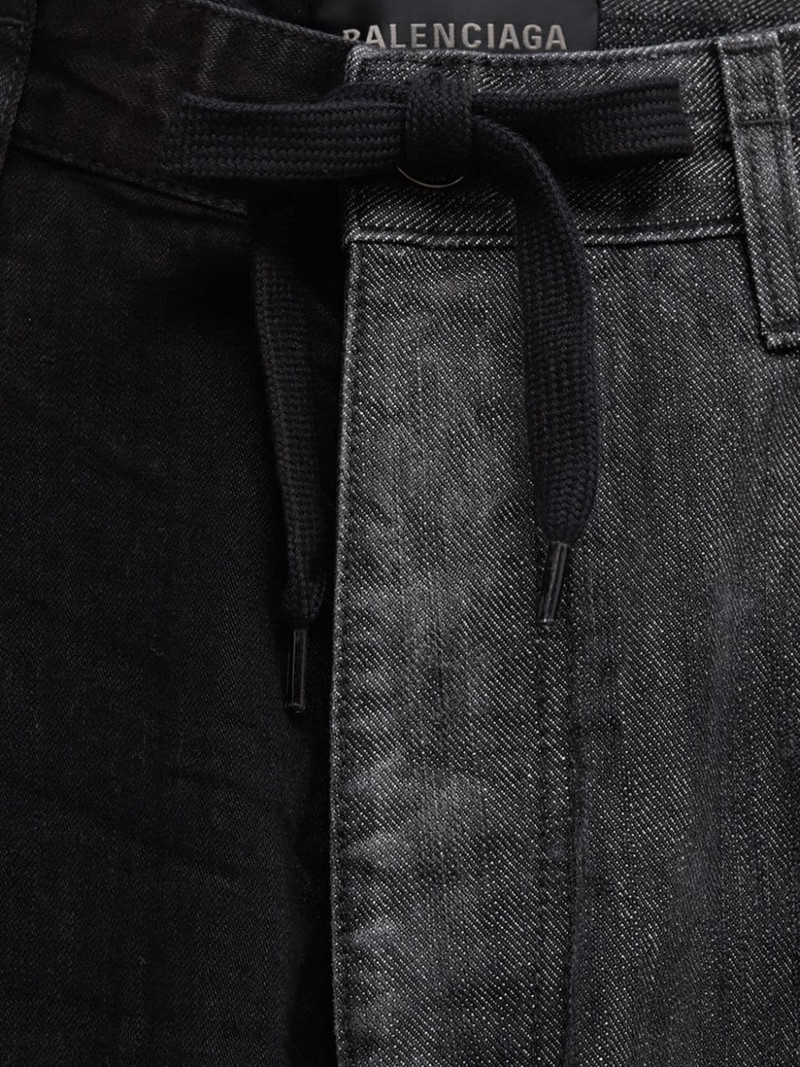 BALENCIAGA asymmetric jeans outlook