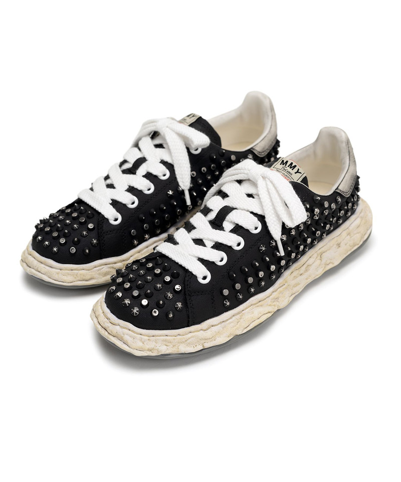 "CHARLES"OG Sole Studded Canvas Low-top Sneaker 14