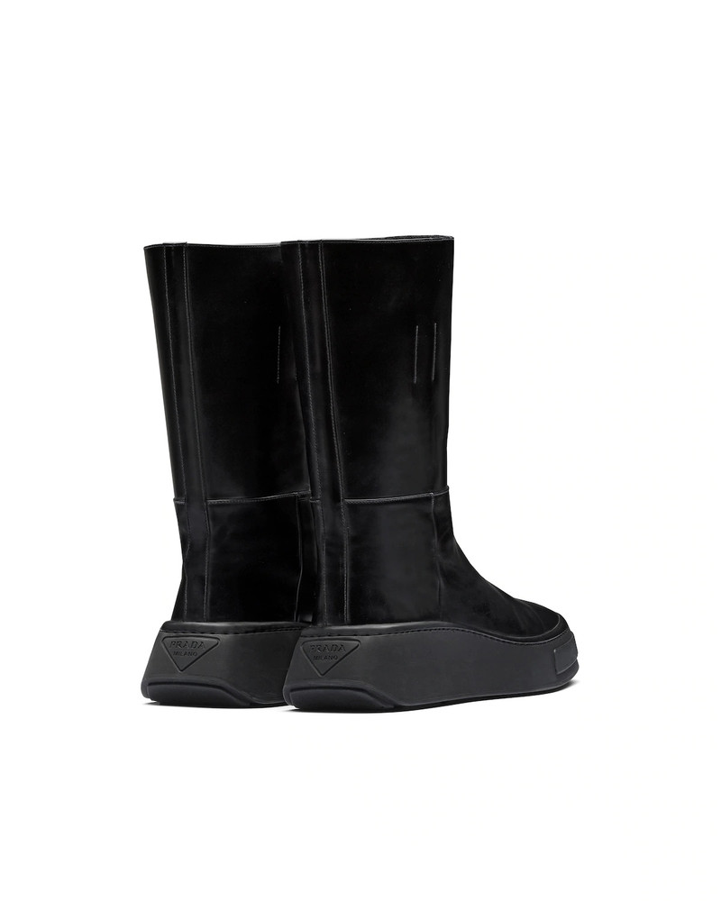 Brushed leather boots 4