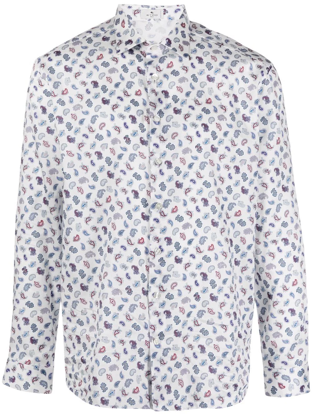 paisley-print cotton shirt - 1