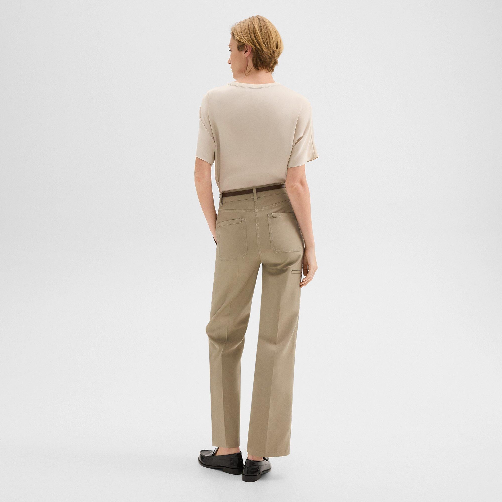 Straight Pant in Gabardine - 4