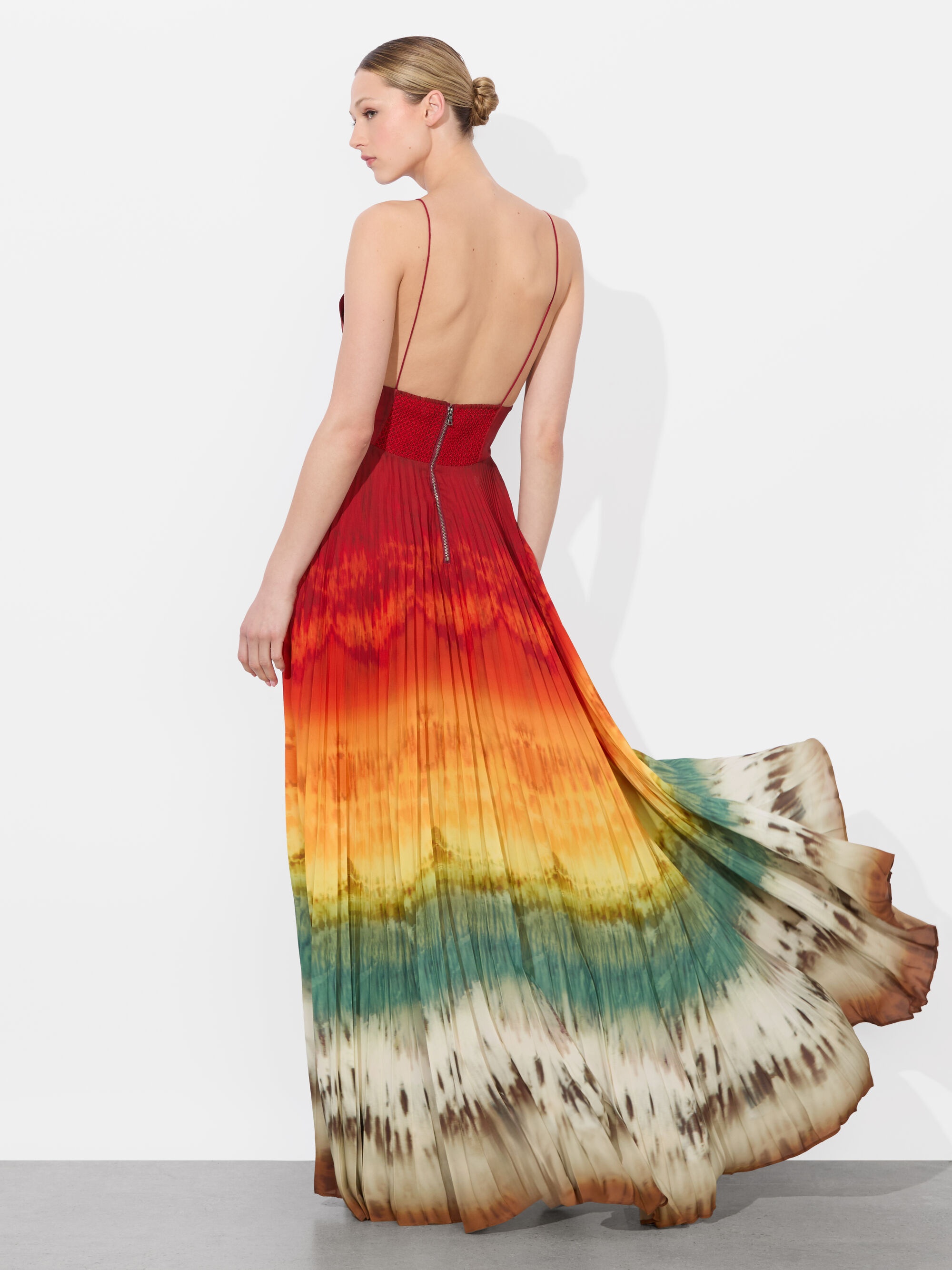 LAUREN PLEATED MAXI DRESS - 5