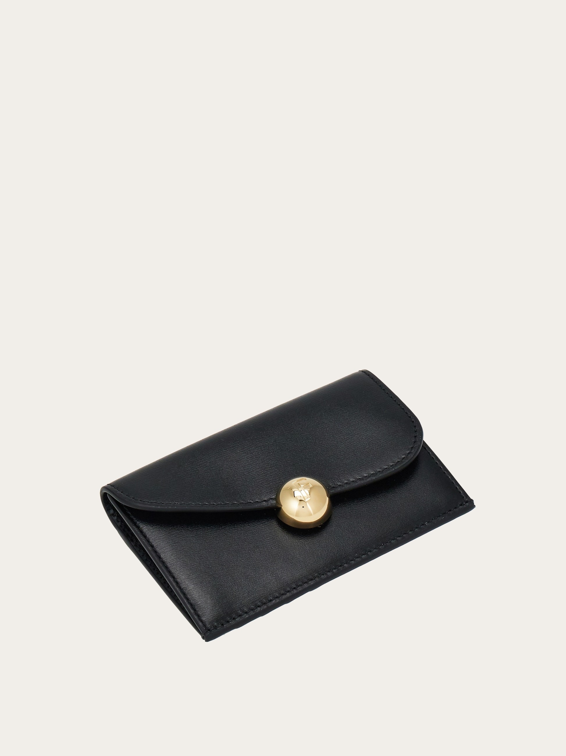 Asymmetrical flap credit card holder - 2