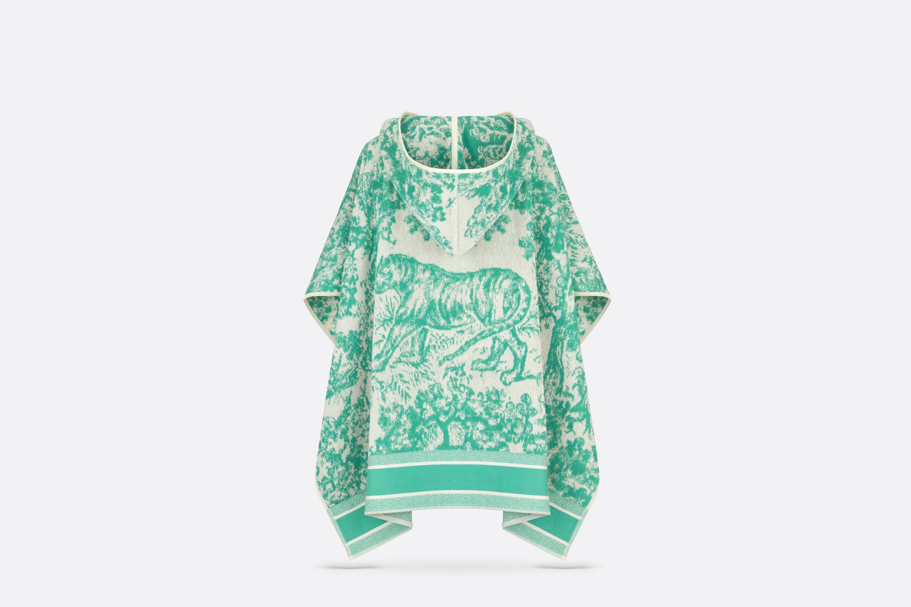 Dioriviera Toile de Jouy Sauvage Hooded Poncho - 2