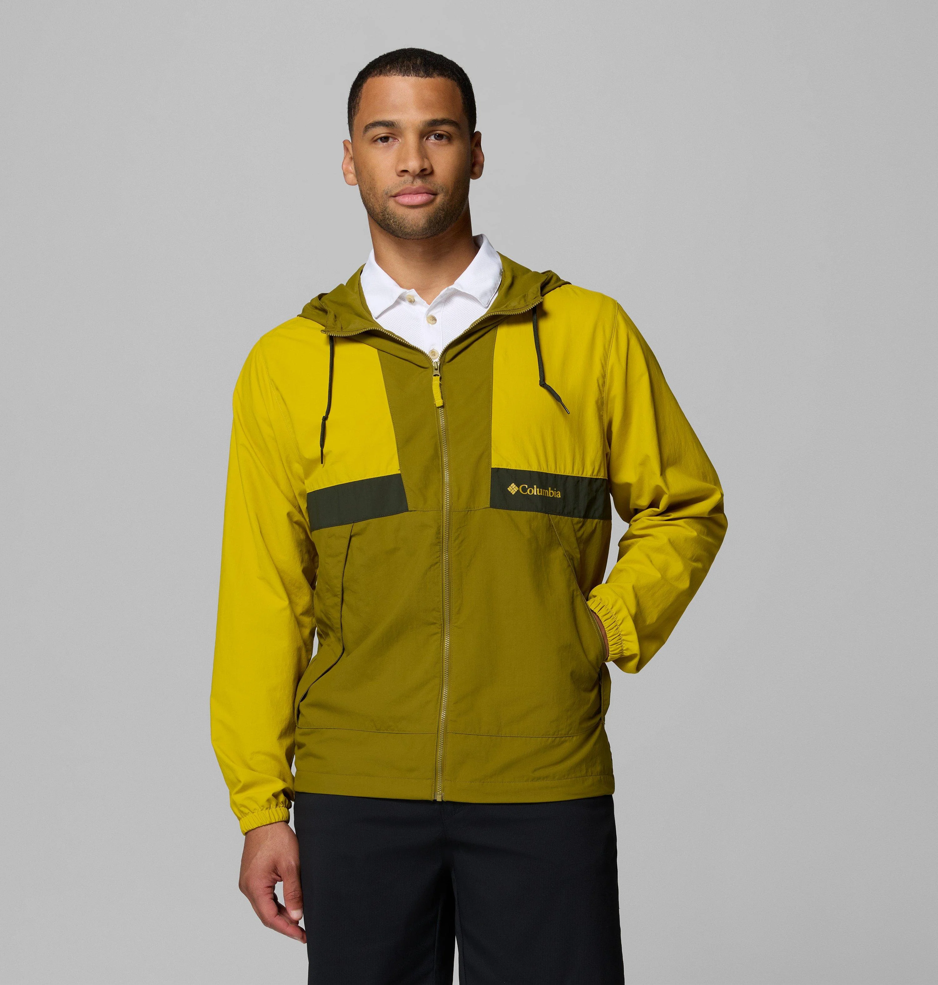 Men's Spire Valley Hooded Windbreaker - 1