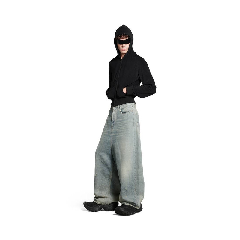 BALENCIAGA Low Crotch Pants in Light Blue outlook