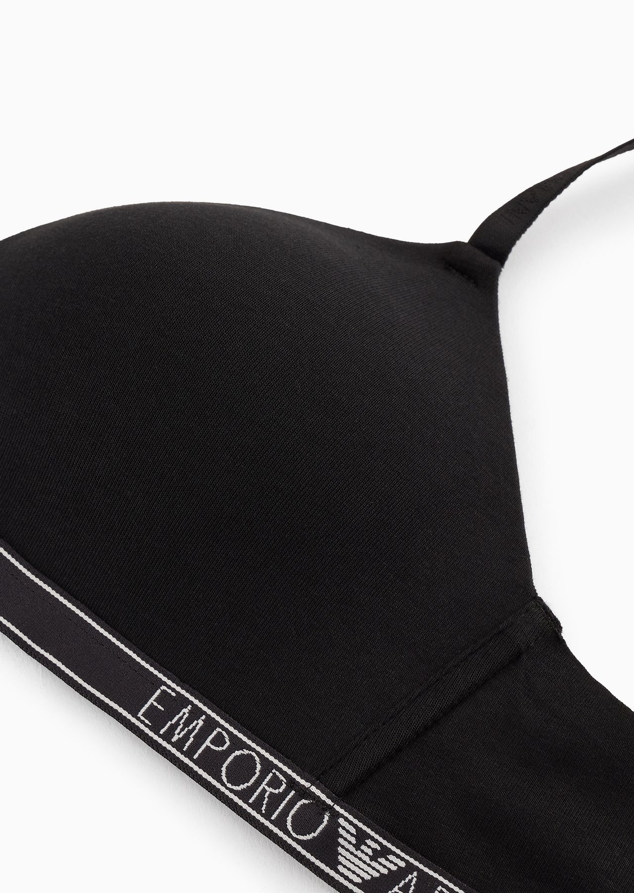 ASV Essential logo organic-cotton padded triangle bra - 4