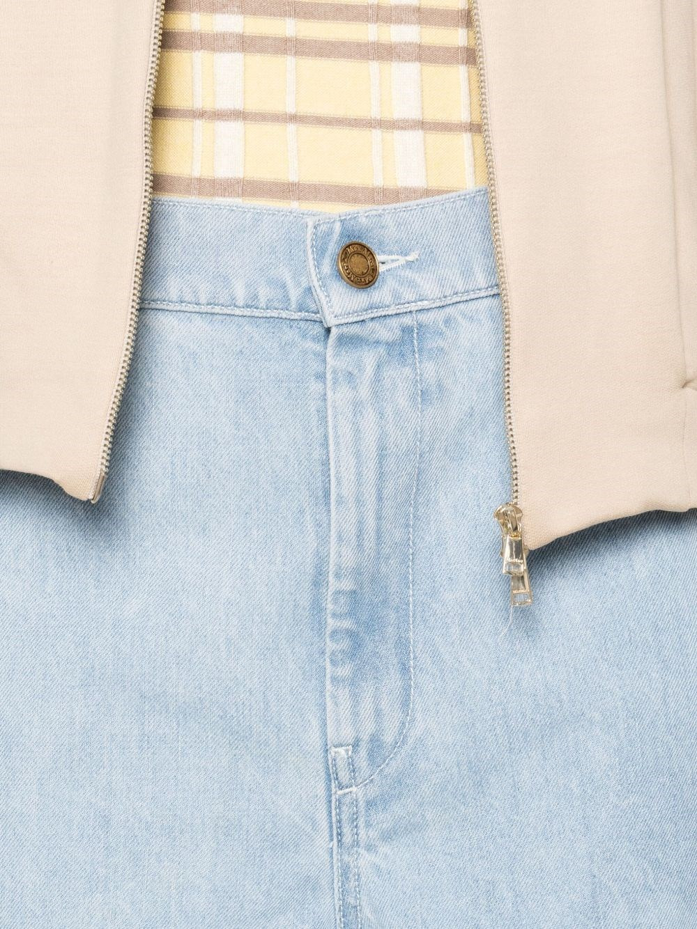 Wide-leg denim jeans - 4