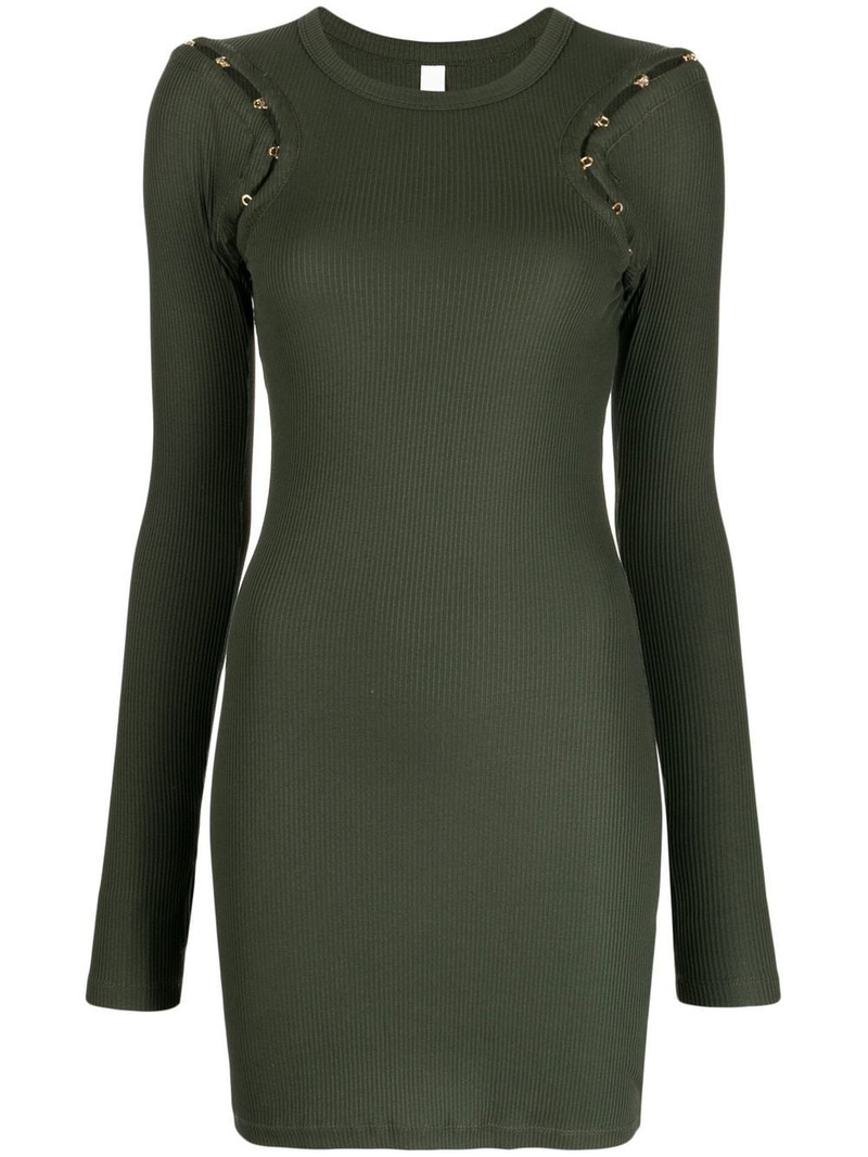Hook & Eye ribbed dress 1