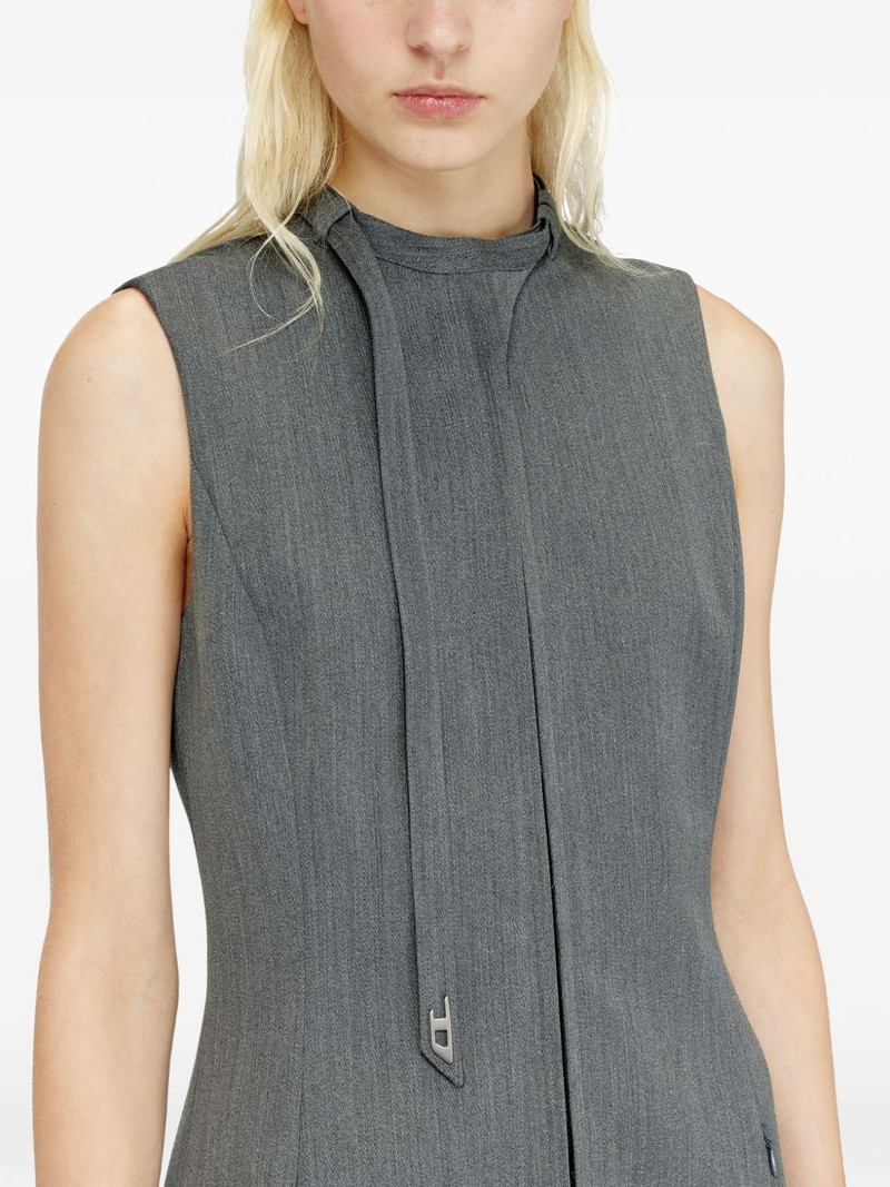 D-Ruvan sleeveless zip mini dress 4