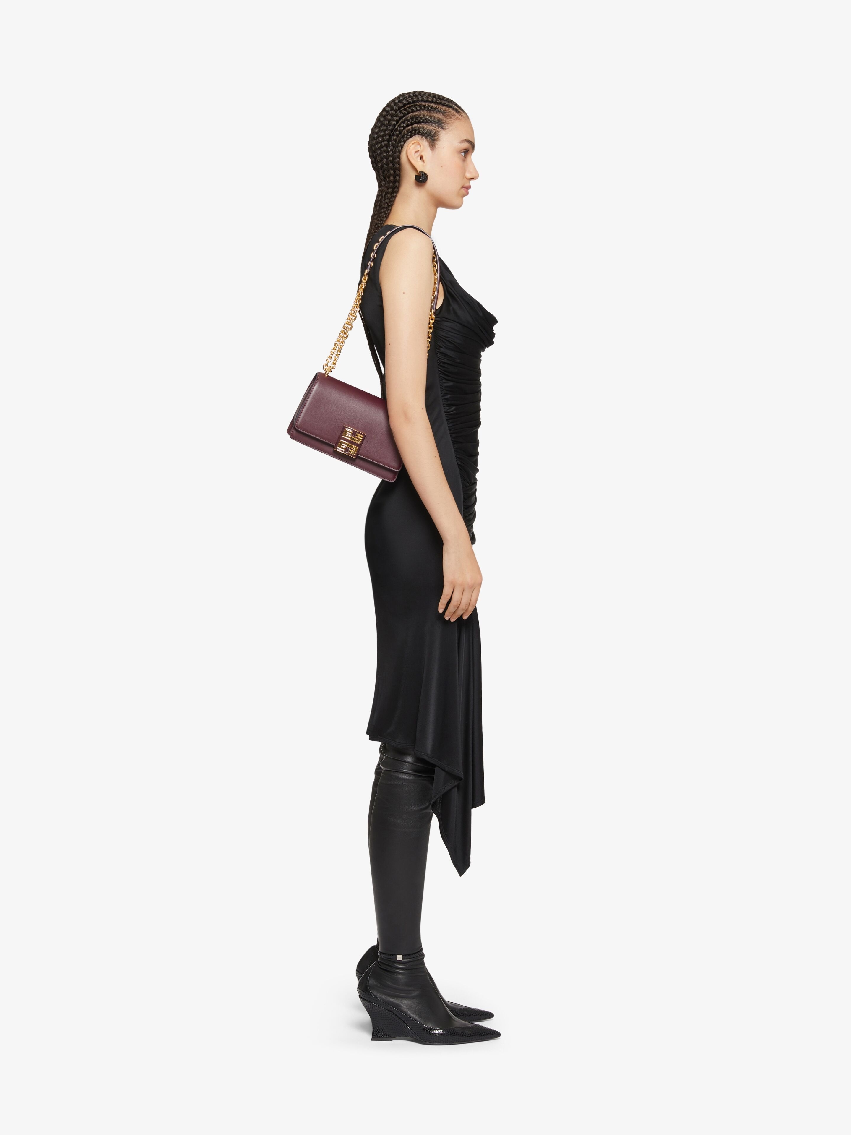 SMALL 4G BAG IN LEATHER WITH CHAIN - 2