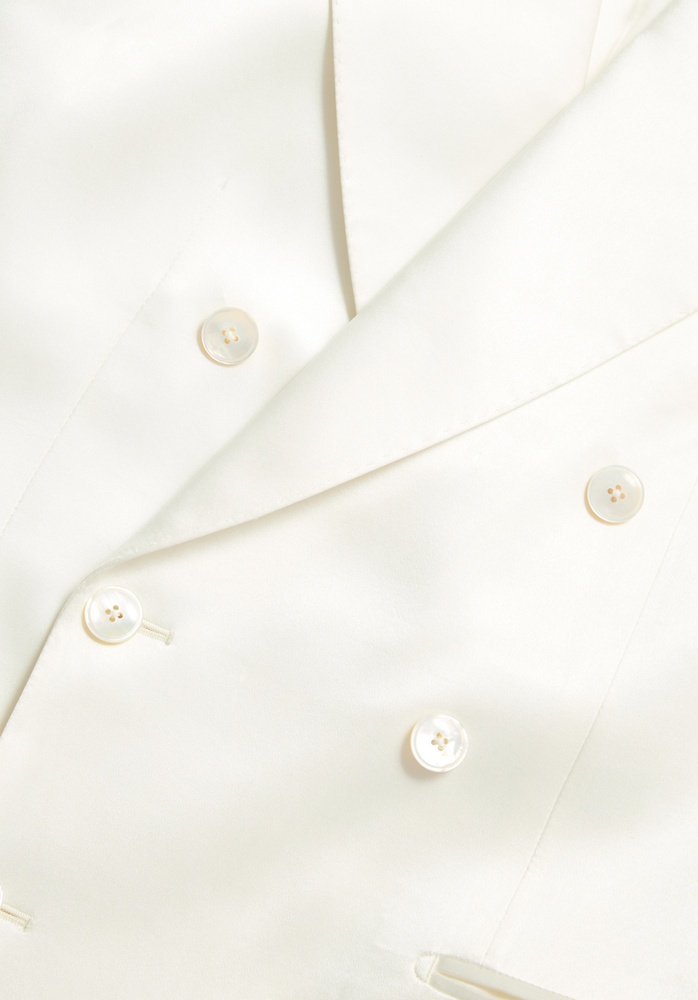 BLAZER 74 OFF WHITE SATIN - 5