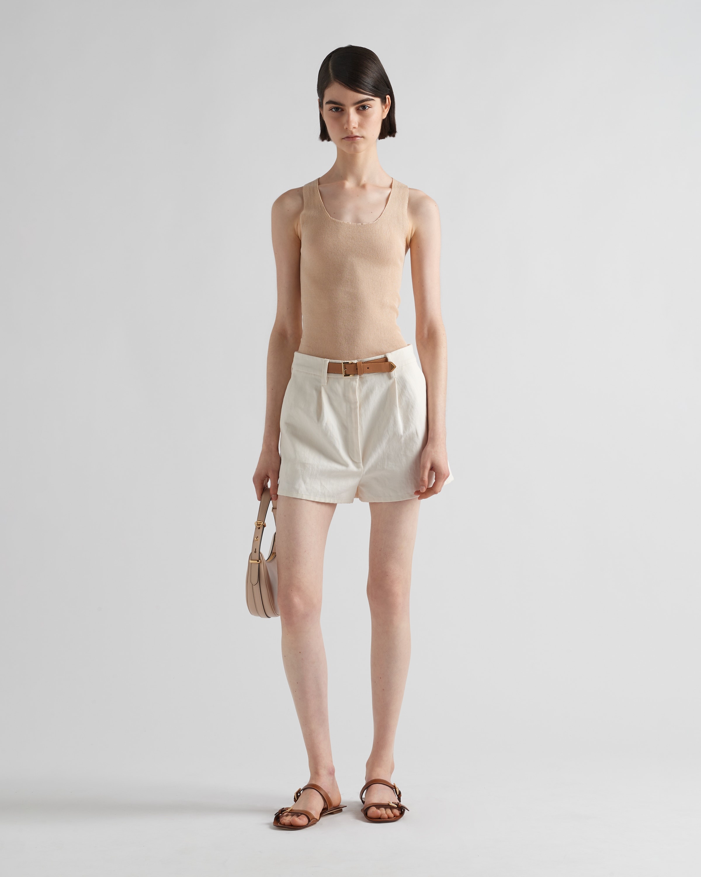 Cotton knit tank top - 2
