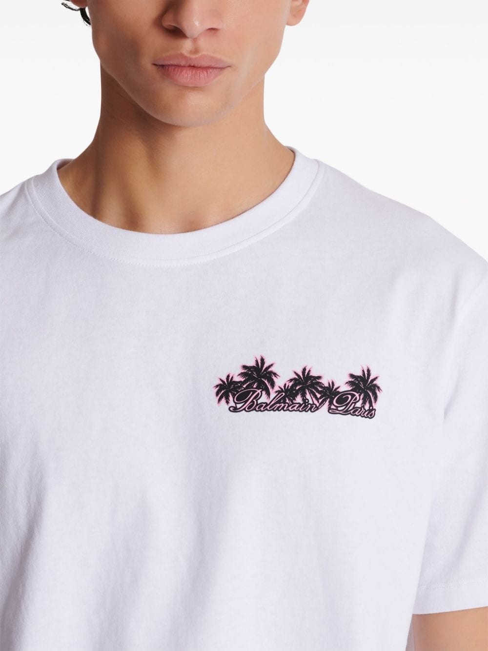 Club-print cotton T-shirt - 6