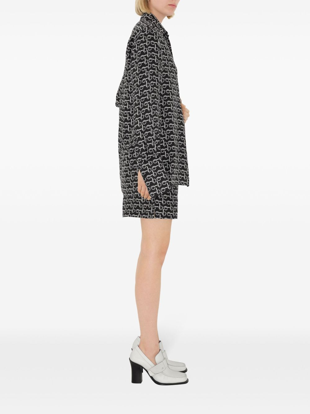 B silk shirt - 3