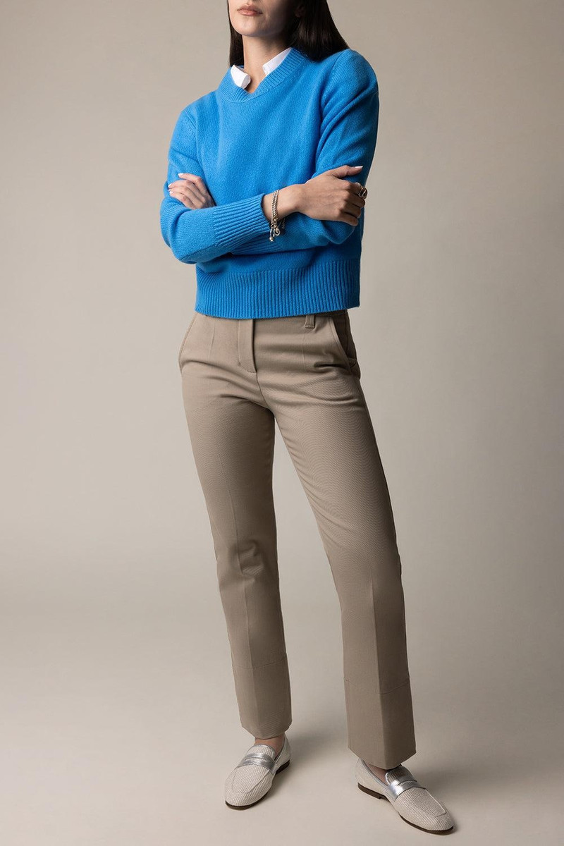 Allude Long Sleeve Sweater - Summer Sky outlook