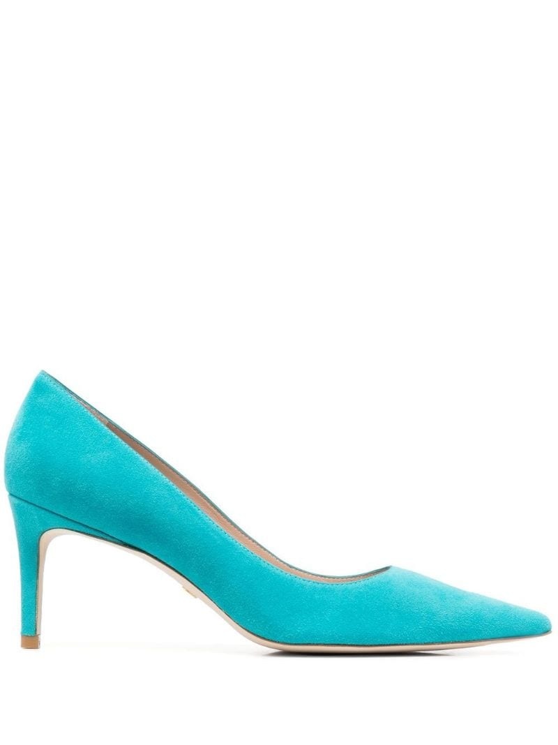 pointed 70mm suede pumps - 1