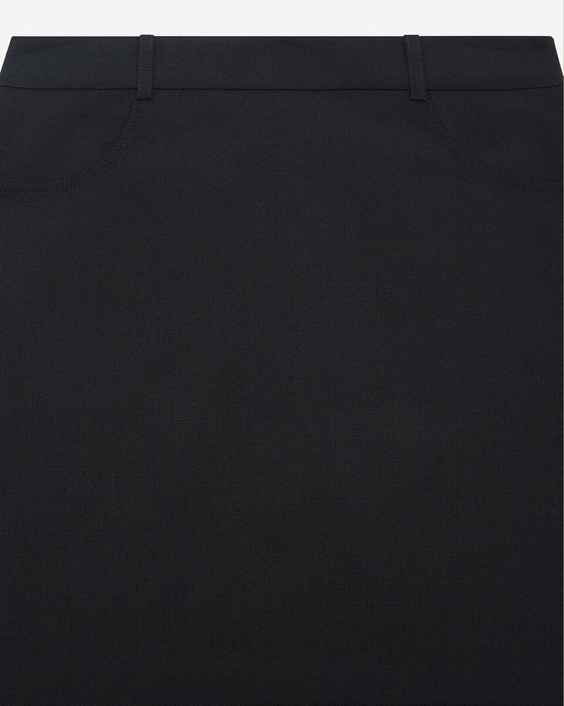 SHORT SKIRT WITH BLACK SATIN EDGES 6