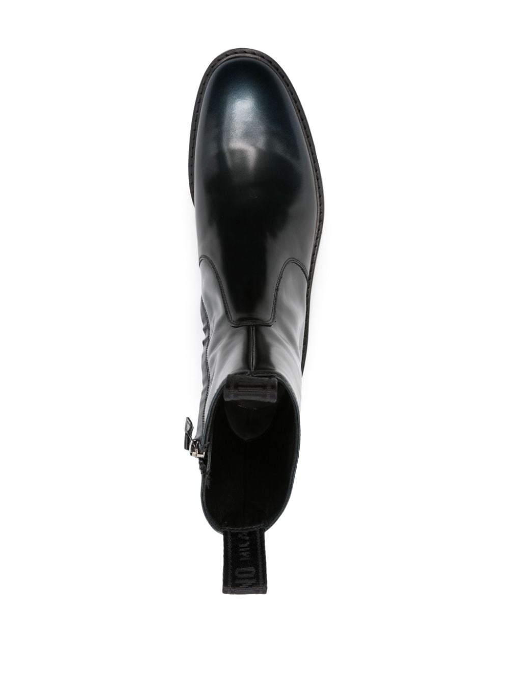almond-toe leather ankle boots - 4