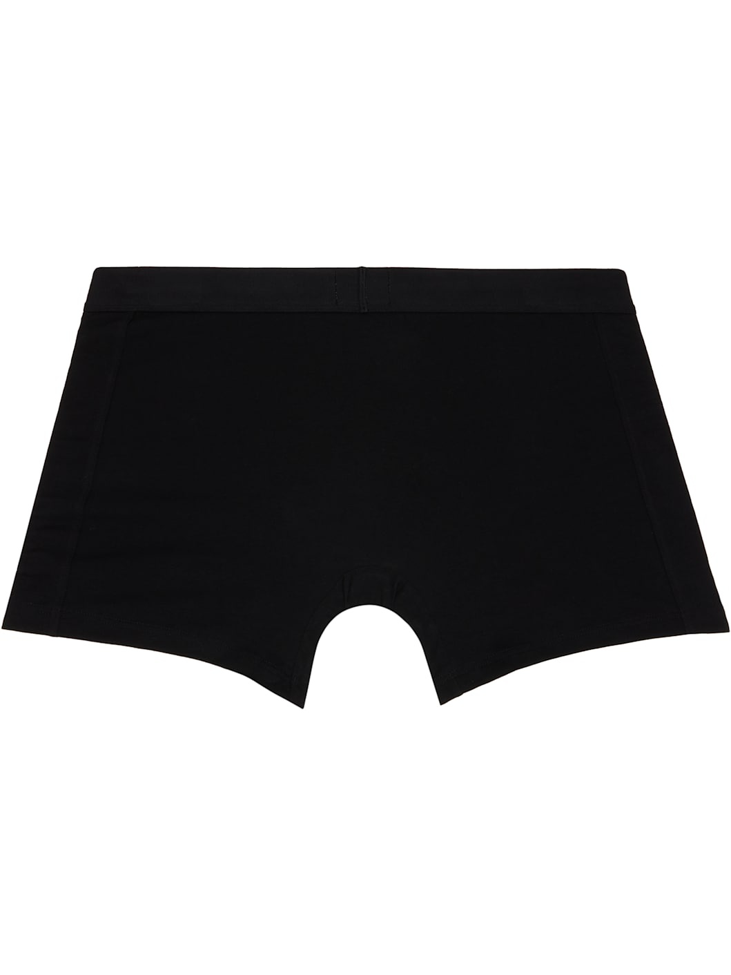 Three-Pack White & Black Logo-Waistband Boxer Briefs - 7