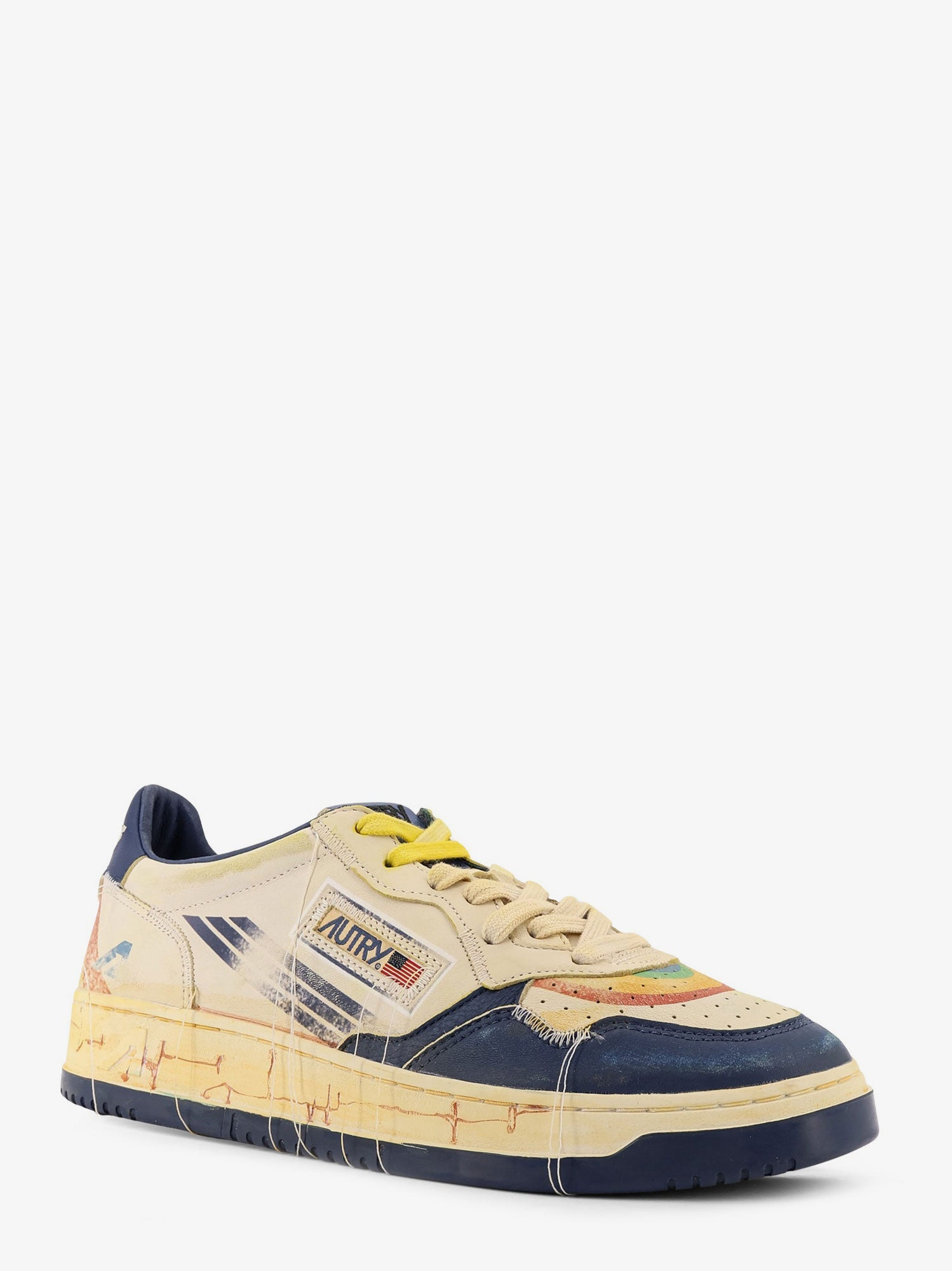 Autry Super Vintage Leather Low-Top Sneakers - 2