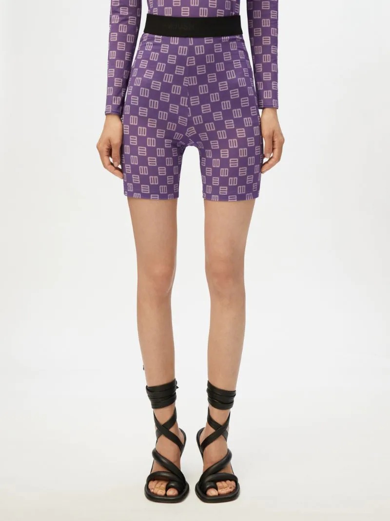 MONOGRAM SHORT LEGGINGS - 3