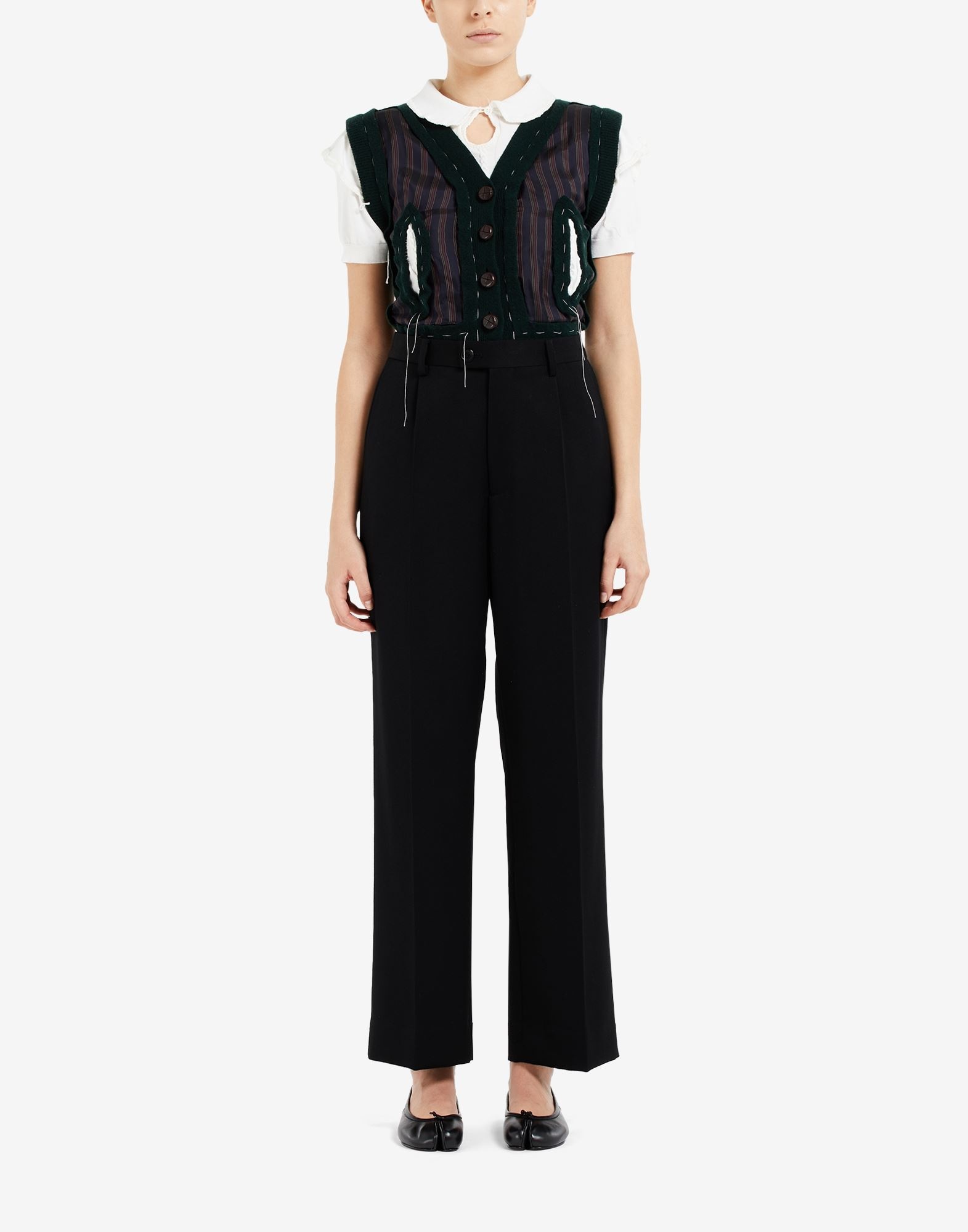 Black Straight Leg Pant - 2