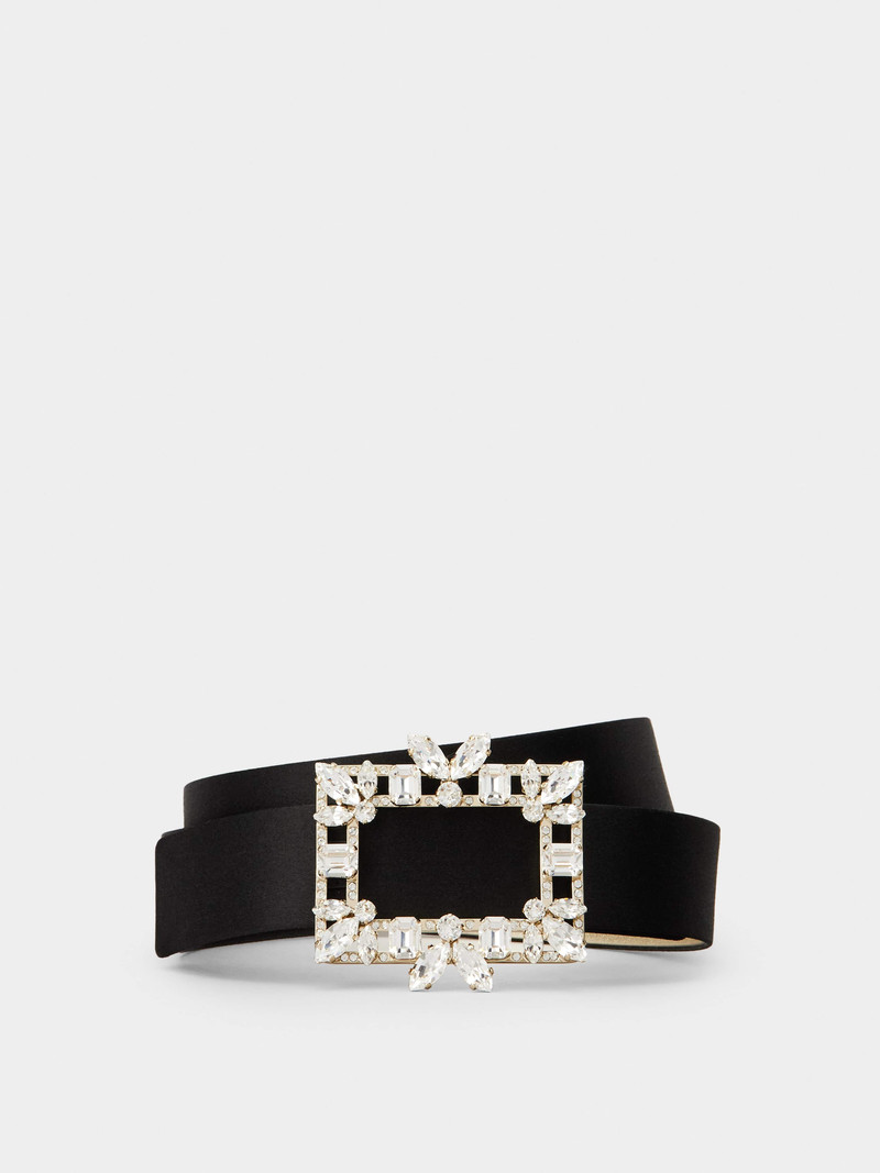 Broche Vivier Buckle Belt in Satin 1