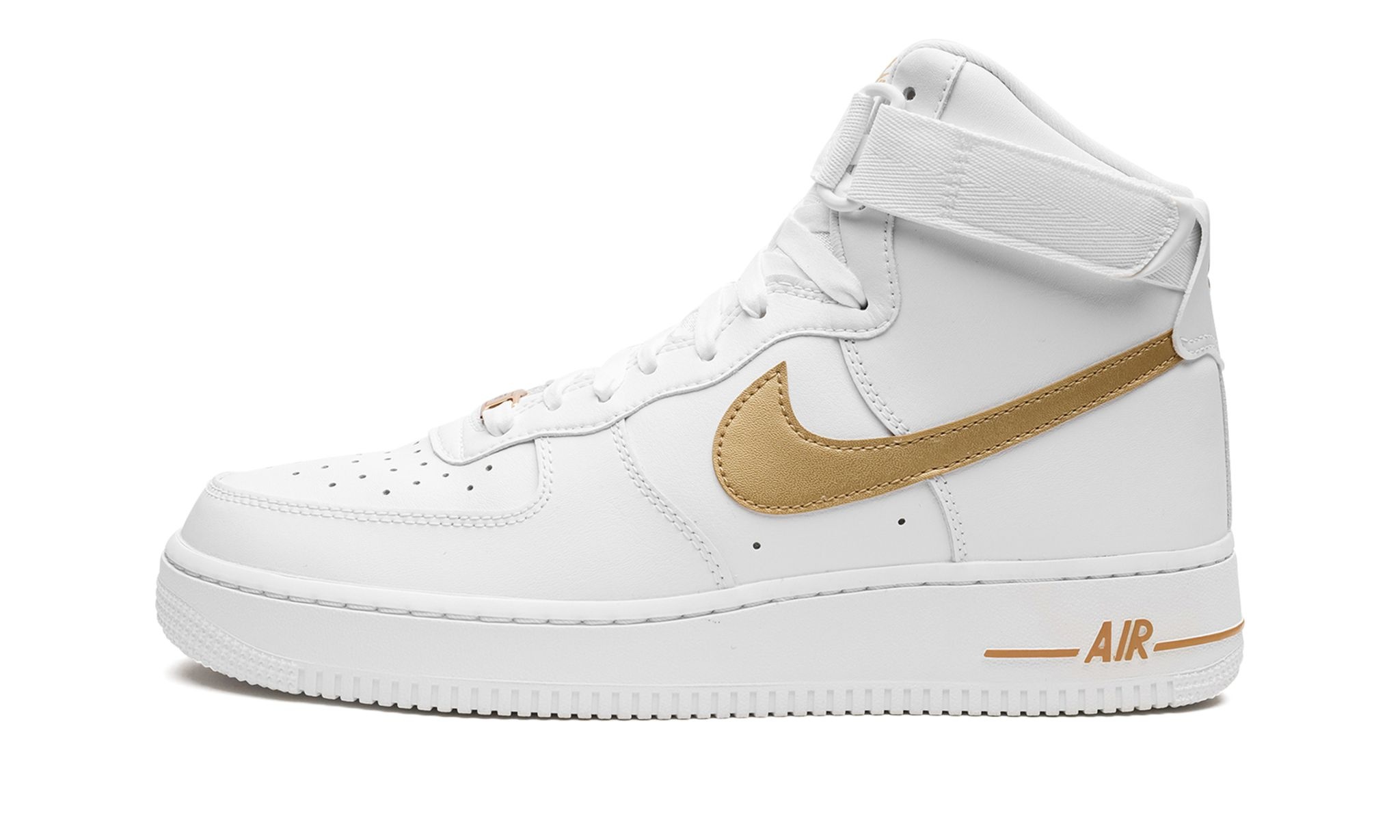 AIR FORCE 1 WMNS "White / Metallic Gold" - 1