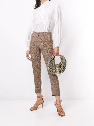 Etro floral print slim trousers  outlook