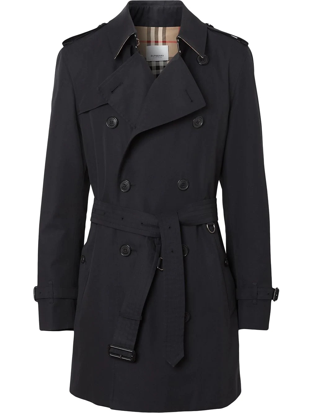 Cotton Gabardine Trench Coat - 1