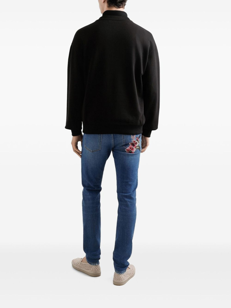 Orchid embroidered sweatshirt 3
