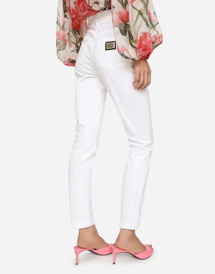 White denim Audrey jeans - 4