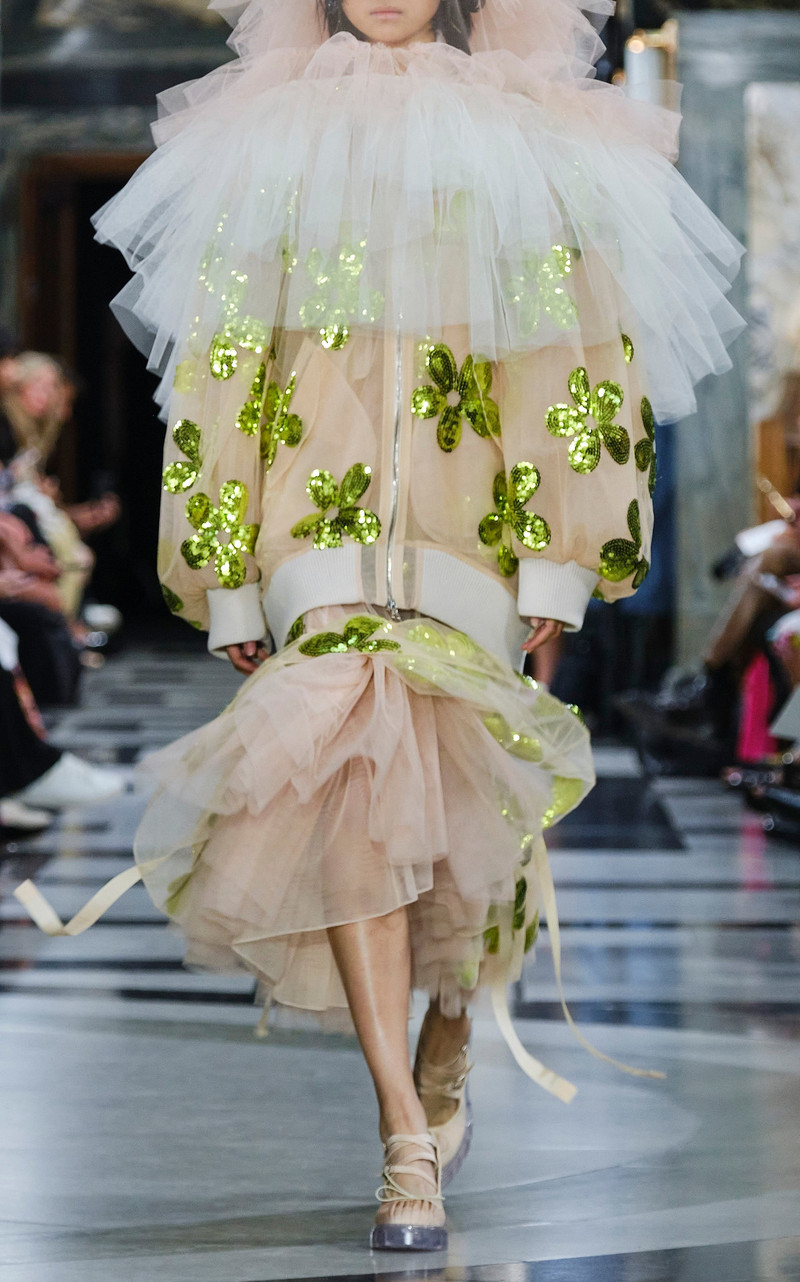 Simone Rocha Ballerina Satin Pumps nude outlook