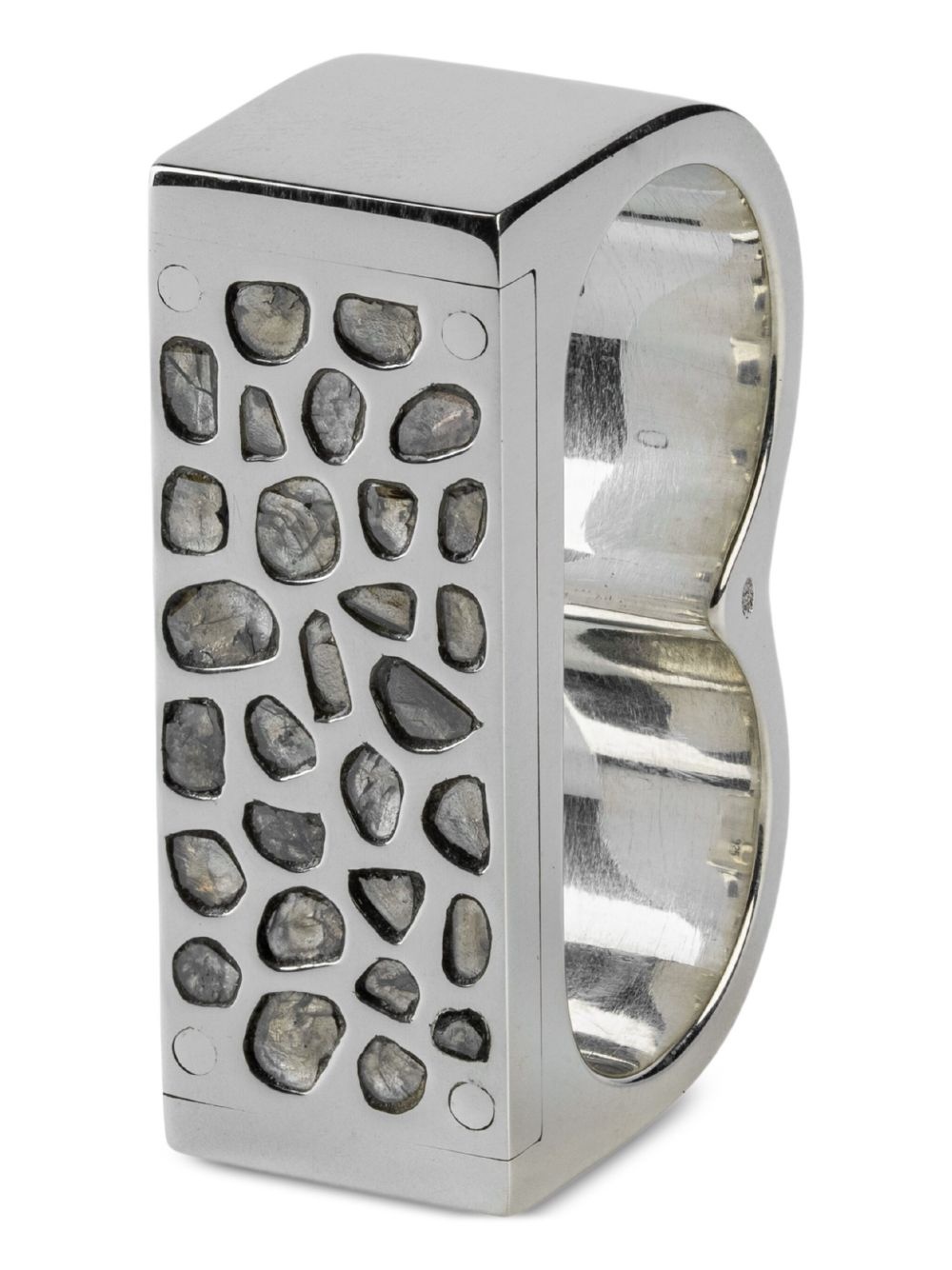 Plate Double diamond ring - 2