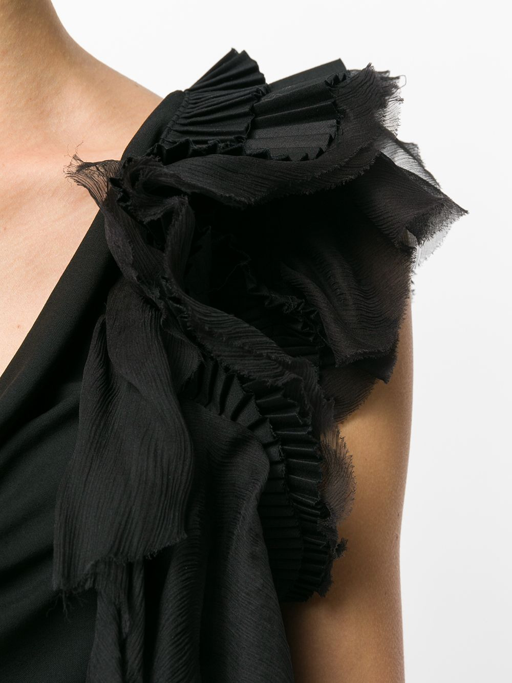 ruffle strap shift dress - 5