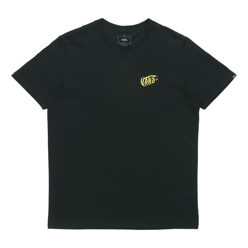 Vans Men's Artist Printed Round Neck Tee Black VN0A4P5EBLK - 1