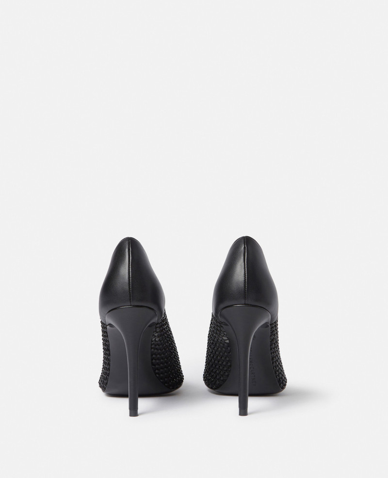 Stella McCartney Stella Iconic Studded Mesh Pumps outlook