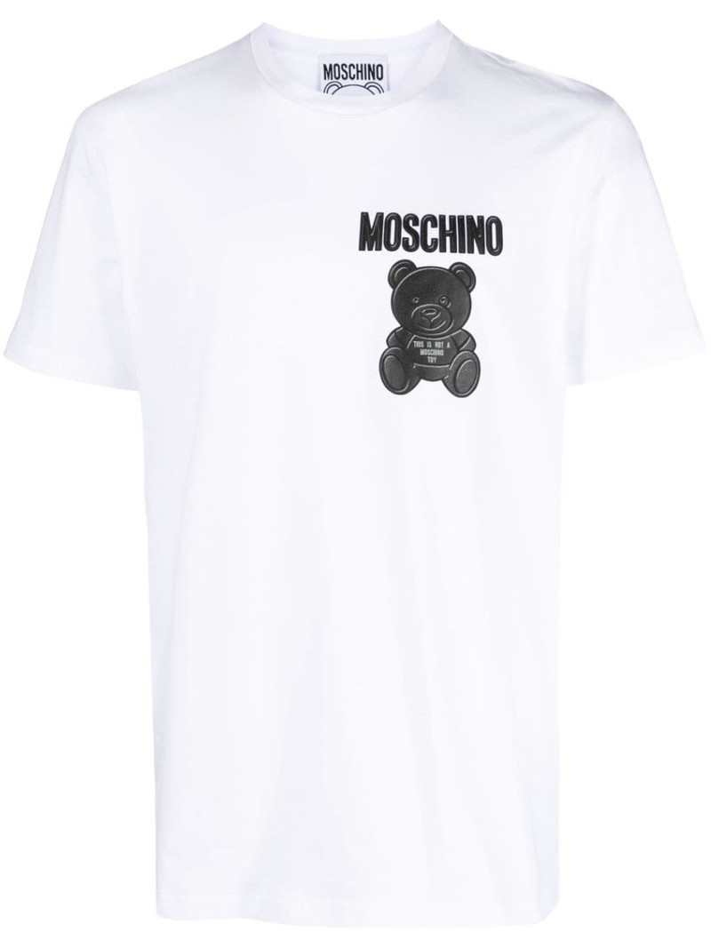 logo-print organic cotton T-shirt 1