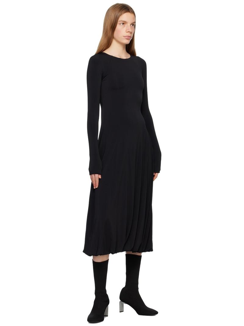 Jil Sander Black Open Back Midi Dress outlook