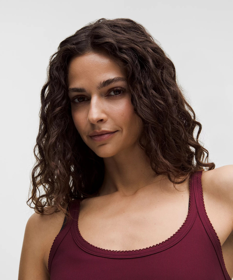 Nulu Ribbed Cropped Tank Top *Heart 4
