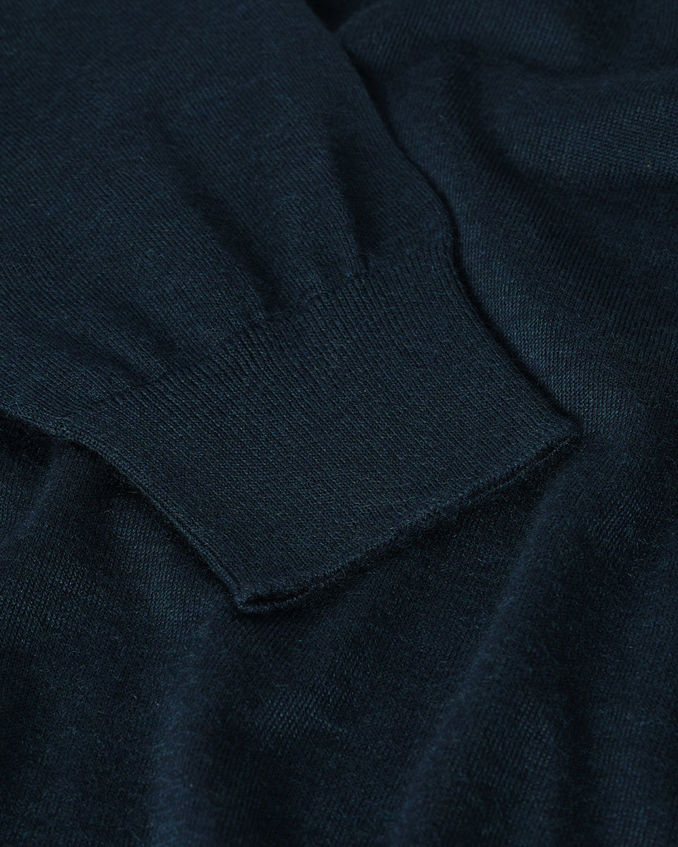 Superfine Cashmere Green Roll Neck Jumper - 6